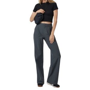 Vuori Women's Charcoal Wide Leg Pants